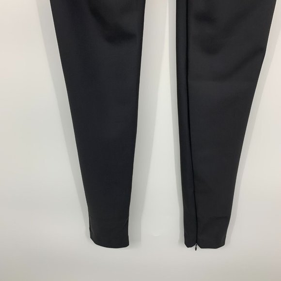 Zara Pants Technical Leggings High Waist Gray Skinny Zip Ankle - Picture 8 of 9